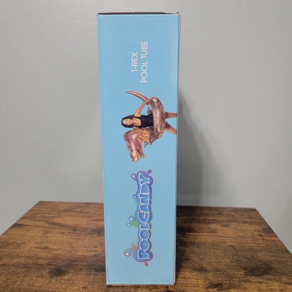 PoolCandy Inflatable T-Rex Dinosaur 48" Swim Ring. Perfect‎ for Adults TerexNWT - Picture 5 of 7